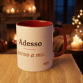 Tazza bicolore "Adesso penso a me"