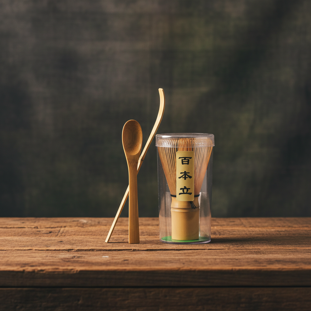 Set Matcha essenziale in Bambù